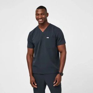 Brand NEW Figs Dark Harbor Scrub Top - Mens Small